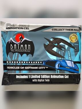 Batman Animated Series Action Scenes Animation Cel Limited Sealed Art